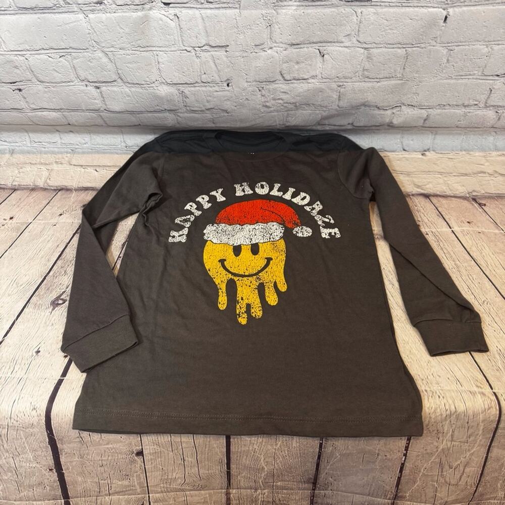 Tiny Whales Happy Holidaze Boy’s Christmas Shirt